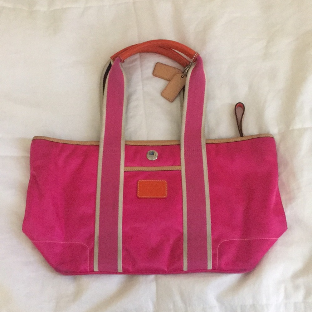 Coach small tote or satchel vintage